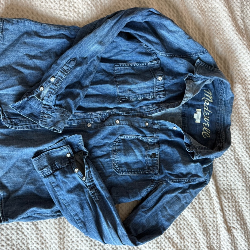 Madewell Blue Denim Shirt